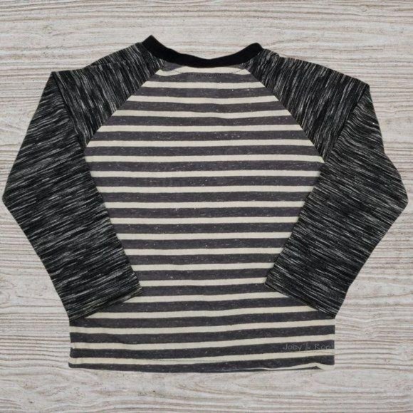 Boys Spooky Cool Halloween Bat Striped Long Sleeve - Picture 2 of 2